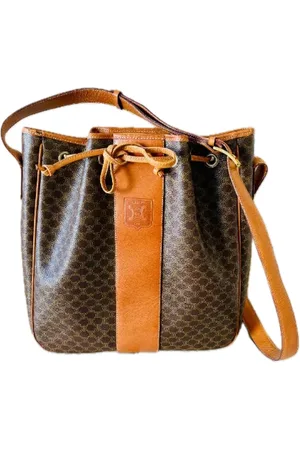 Céline Pre-owned, Dame, Brun, ONE SIZE, Uld, Pre-owned Laeder celine-tasker