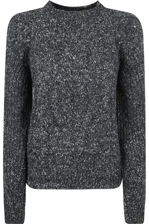 Isabel Marant Strik, Dame, Grå, 2XS, Bomuld, Grå Sweater Kallie-Gb
