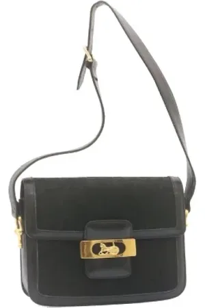 Céline Pre-owned, Dame, Sort, ONE SIZE, Bomuld, Pre-owned Bomuld celine-tasker