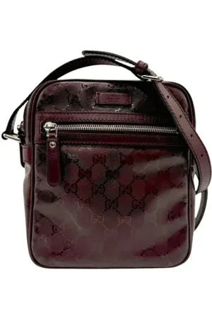 Gucci Pre-owned, unisex, Rød, ONE SIZE, Uld, Pre-owned Plast skuldertasker