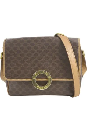 Céline Pre-owned, Dame, Brun, ONE SIZE, Tyl, Pre-owned Canvas celine-tasker