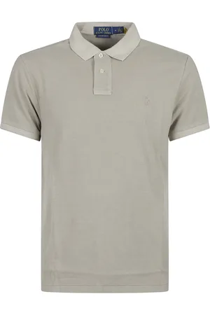 Ralph Lauren Top, Herre, Grøn, XL, Slim Fit Polo Skjorte