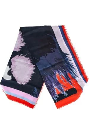 Fendi Pre-owned, Dame, Flerfarvet, ONE SIZE, Uld, Pre-owned Silke trklaeder