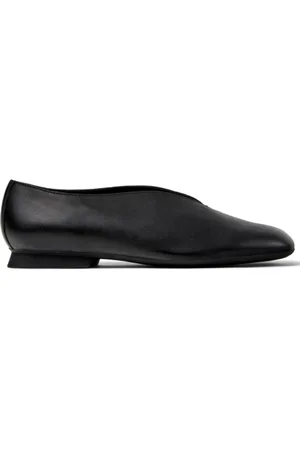 Camper Sko, Dame, Sort, 38 EU, Læder, Sort læder balletflader elegant design