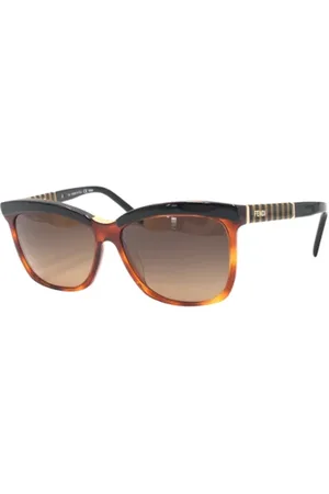 Fendi Pre-owned, Dame, Brun, ONE SIZE, Tyl, Pre-owned Plast solbriller