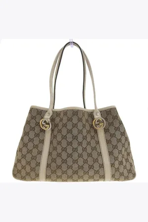 Gucci Pre-owned, Dame, , ONE SIZE, Tyl, Pre-owned Canvas totes