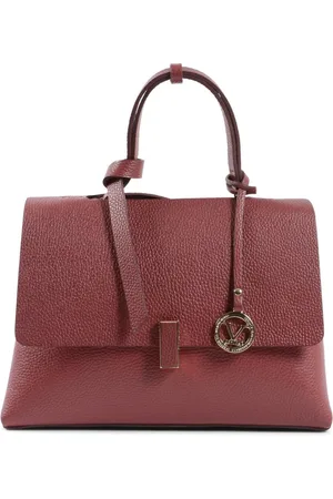 19V69 Italia Taske, Dame, Rød, ONE SIZE, Læder, Rød læder satchel håndtaske