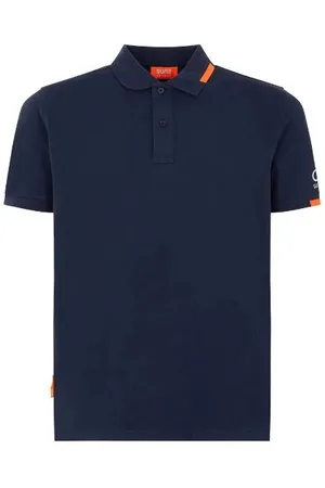 sunseeker Top, Herre, Blå, S, Bomuld, Blå Bomuldspolo med Logo