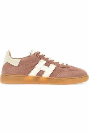 Hogan Sko, Dame, Lyserød, 40 EU, Læder, Rosa Sneakers i Ruskind med Memory Foam