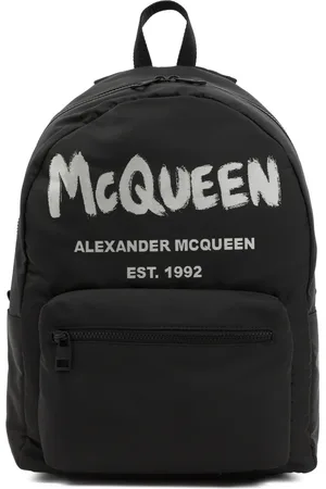 Alexander McQueen Taske, Herre, Sort, ONE SIZE, Uld, Sort Bucket Bag & Rygsæk