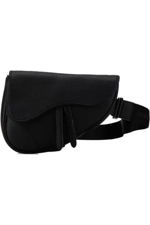 Dior Pre-owned, Dame, Sort, ONE SIZE, Uld, Pre-owned Laeder crossbody-tasker