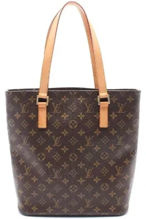 LOUIS VUITTON Pre-owned, Dame, Brun, ONE SIZE, Uld, Pre-owned Canvas totes