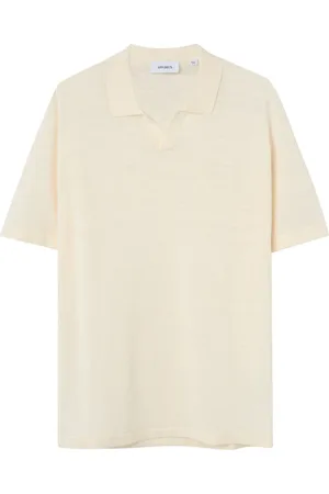Les Deux Top, Herre, Hvid, S, Bomuld, Hvid Polo T-shirt Enmanuel