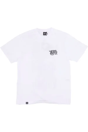DOLLY NOIRE Top, Herre, Hvid, S, Bomuld, Ørkenkranium T-shirt Hvid T-shirt