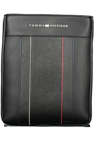 Tommy Hilfiger Taske, Herre, Sort, ONE SIZE, Uld, Sort Herre Skuldertaske Stilfuld