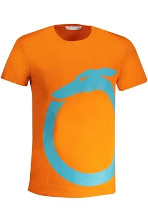 Trussardi Top, Herre, , S, Bomuld, Bomuld Logo Print T-Shirt