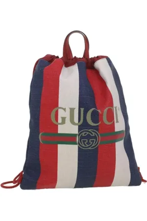 Gucci Pre-owned, unisex, Flerfarvet, ONE SIZE, Tyl, Pre-owned Canvas gucci-tasker