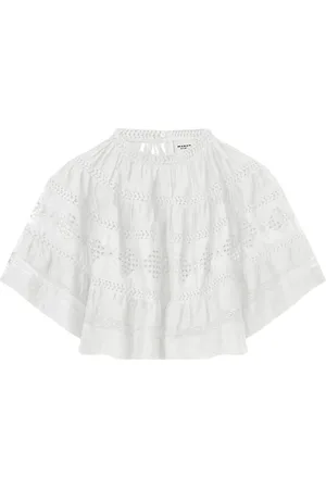 Isabel Marant Bluser & Skjorter, Dame, Hvid, S, Bomuld, Hvid Bomuld Top Ht0541Fac1J15E
