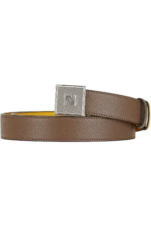 Fendi Pre-owned, Herre, Brun, ONE SIZE, Læder, Pre-owned Laeder baelter