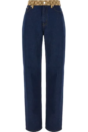 Gucci Jeans, Dame, Blå, W26, Denim, Klassiske Denim Jeans til hverdagsbrug