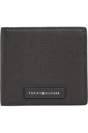 Tommy Hilfiger Tilbehør, Herre, Sort, ONE SIZE, Læder, Elegante Punge & Kortholdere