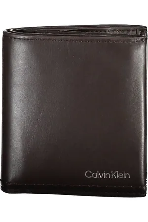 Calvin Klein Tilbehør, Herre, Brun, ONE SIZE, Læder, Brun Læder Herre Pung Rfid Blok