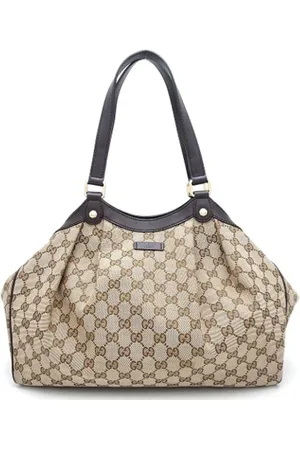 Gucci Pre-owned, Dame, , ONE SIZE, Tyl, Pre-owned Canvas totes