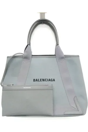 Balenciaga Pre-owned, Dame, Grå, ONE SIZE, Uld, Pre-owned Laeder totes