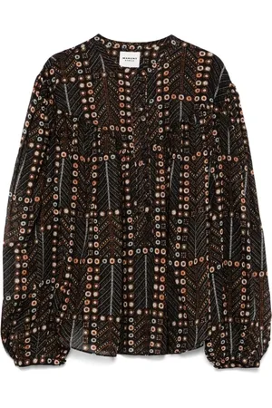 Isabel Marant Bluser & Skjorter, Dame, Sort, XS, Bomuld, Sort Bomuldsskjorte