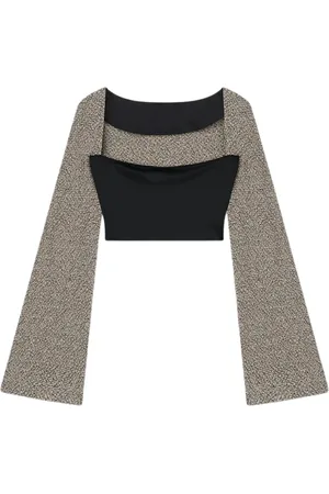Nanushka Top, Dame, Sort, M, Polyester, Sort Triacetat Polyester Top
