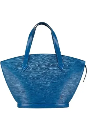 LOUIS VUITTON Pre-owned, Dame, Blå, ONE SIZE, Tyl, Pre-owned Laeder louis-vuitton-tasker