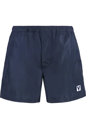 VALENTINO GARAVANI Badetøj, Herre, Blå, L, Nylon, Mesh-foret Nylon Badeshorts