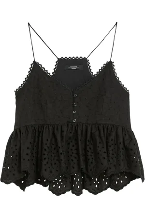 Max Mara Top, Dame, Sort, S, Uld, Sort Top Asburgo Stilfuld