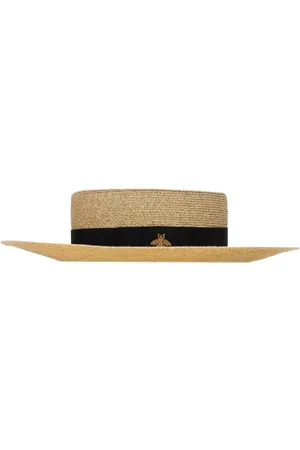 Gucci Pre-owned, Dame, , ONE SIZE, Uld, Pre-owned Rattan hatte