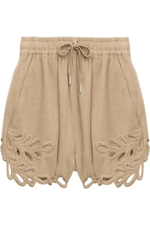Isabel Marant Shorts, Dame, , XS, Bomuld, Khaki Shorts