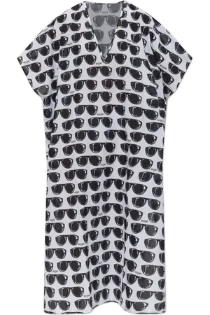 Moschino Kjole, Dame, Hvid, S, Bomuld, Kjole fra Swim-kollektionen