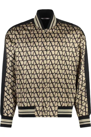 VALENTINO GARAVANI Jakke, Herre, , S, Bomuld, Iconograph Bomberjakke med Jacquardforing