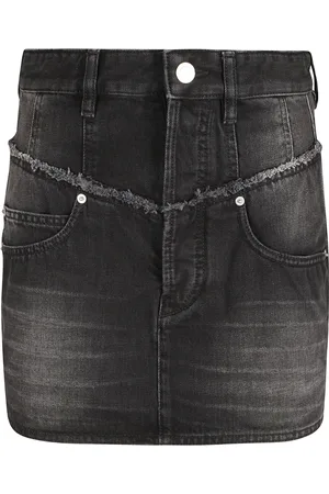 Isabel Marant Nederdel, Dame, Sort, 4XS, Bomuld, Sorte Nederdele Narjis-Gd
