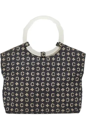 Céline Pre-owned, Dame, Blå, ONE SIZE, Uld, Pre-owned Canvas celine-tasker