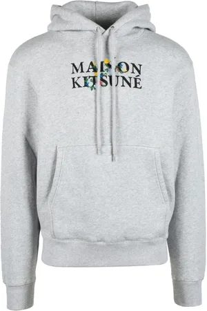 Maison Kitsuné Sweathshirts & Hoodies, Herre, Grå, L, Bomuld, Sweatshirts Hoodies