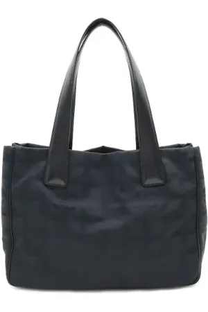CHANEL Pre-owned, Dame, Sort, ONE SIZE, Uld, Pre-owned Canvas skuldertasker