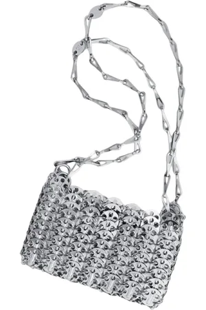 Paco rabanne Taske, Dame, Grå, ONE SIZE, Uld, Nano 1969 Sølv Taske