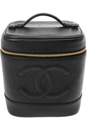 CHANEL Pre-owned, Dame, Sort, ONE SIZE, Tyl, Pre-owned Laeder clutches