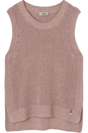 HERNO Strik, Dame, Lyserød, S, Uld, Rosa Strik Top