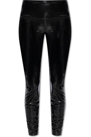 AllSaints Bukser, Dame, Sort, S, Polyester, Latex Leggings Cora