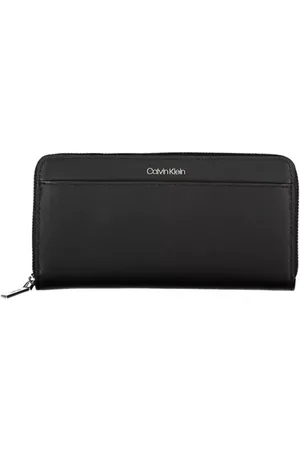 Calvin Klein Tilbehør, Dame, Sort, ONE SIZE, Sort polyethylen tegnebog til kvinder