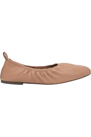 Estro Sko, Dame, Brun, 37 EU, Læder, Kvinders Brune Læder Komfort Ballerina Flats