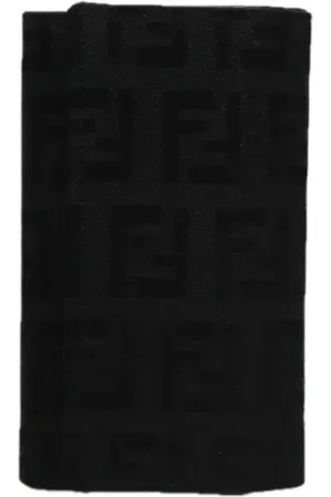Fendi Pre-owned, unisex, Sort, ONE SIZE, Tyl, Pre-owned Canvas punge