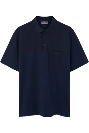 HERNO Top, Herre, Blå, 2XL, Uld, Stilfulde T-shirts og Polos