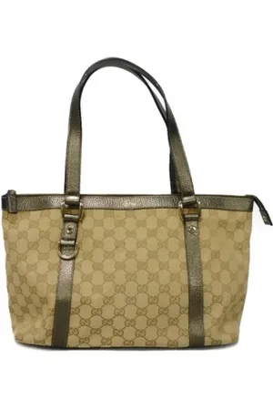 Gucci Pre-owned, Dame, , ONE SIZE, Uld, Pre-owned Canvas totes